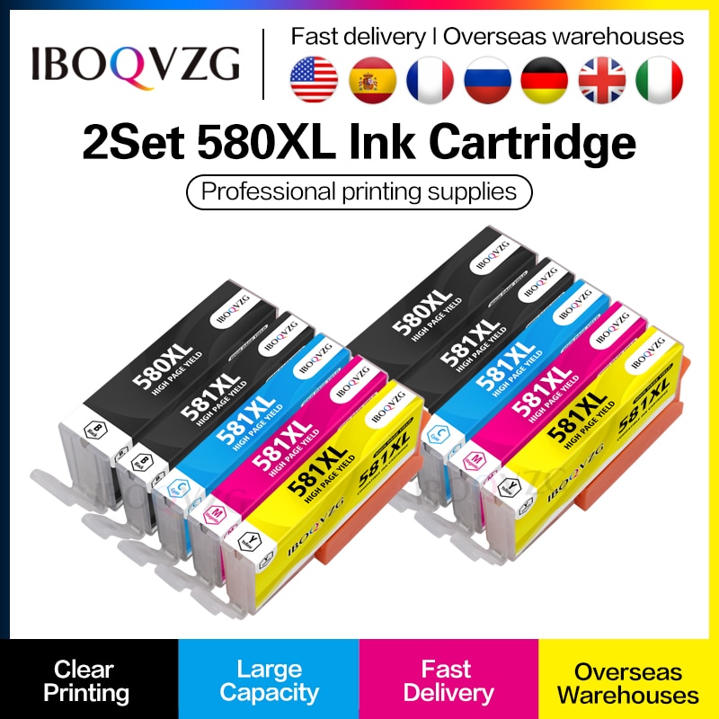 IBOQVZG PGI580 CLI581, ĳ PGI-580 ȣȯ CLI-581 ũ īƮ, ĳ TR8550 TS8150 TS8250 TS6150 TR7550 TS9150